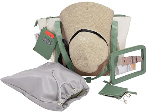 Stackers Seafoam Travel Tote Bag