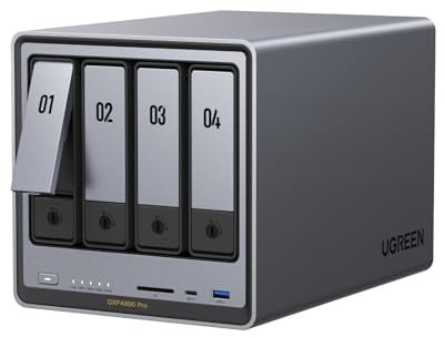 UGREEN NASync DXP4800 Pro NAS 4 vani per creator e uffici (senza HDD)