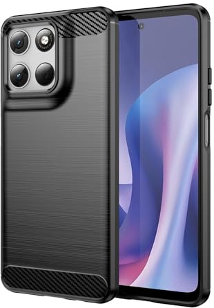 ELECWAY for Motorola G57 Case 2026, Soft TPU Protective Cover Case for Moto G57 Power 5G, Black