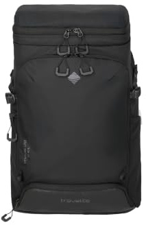 Travelite Rucksack VENTURE LINE Größe XL, 37 Liter, Laptop bis 15,6 Zoll | großer Reiserucksack aus robustem Nylon für Damen & Herren, Handgepäck fürs Flugzeug, Daypack mit Aufsteckfunktion