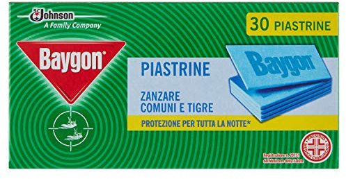 Baygon Plaquettes anti-moustiques TRM – 30 pièces – [Lot de 6]