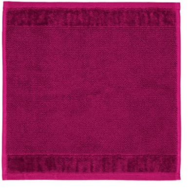 möve Bamboo Luxe Seiftuch 30 x 30 cm aus 60% Baumwolle / 40% Viskose aus Bambus-Zellstoff, berry