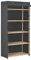 vidaXL Kleiderschrank Stoffschrank Garderobenschrank Garderobe Schrank Schlafzimmerschrank Wohnzimmer Schlafzimmer Grau 79x40x170 cm Stoff