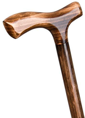 Stock-Fachmann® Gehstock Gehhilfe Spazierstock Aus Buchenholz Mit Fritzgriff Farbe Wählbar Max. Länge 94cm Belastbar Bis 100kg