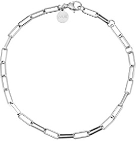 LUUK LIFESTYLE Collares, pulseras y conjuntos de joyas de acero inoxidable, diseño moderno, joyas para ella, accesorios de moda para mujer, estilo chic y elegante, colores oro, plata y rosa