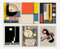 WallBUddy Ästhetische Wandcollage Kit Posters - Bauhaus Exhibition Posters, Set of 6 Rare German Kunstschuldrucke/Geometrische Drucke, Kunstdruck aus der Mitte des Jahrhundertst (20cm x 25cm)