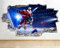 3D Wandtattoo Wandsticker Wandaufkleber - Ice Hockey Sports - Schlafzimmer Wohnzimmer 80X125cm