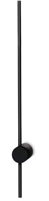 Ideal Lux ESSENCE Integrierte LED-Wandleuchte Schwarz 70cm 3000K