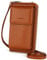 Aeeque Handy Portemonnaie Tasche,Damen Handytasche mit Geldbörse zum Umhängen mit 14 Kartenfächer,Handy Tasche Umhänge PU Leder für Reisen/Bummel,Handyumhängetaschen für Handy unter 7 Zoll - Braun