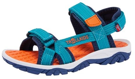 Trollkids Kids Oslofjord Sandal | Robust und bequemlDrei Klettverschlüsse