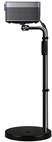 SISWIM Projektorhalterungen Projector Mount-Stand-Projektor-Mount-Adapter mit Höhe ausziehbarer Länge 33 bis 55 Zoll einstellbar 360 ° Winkel drehbar Projektorzubehör