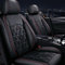 Autositzbezüge Auto Vordersitz 2 Stück Set Autositzbezüge Leder Universal Set Geeignet Für Toyota Avensis T25 T27 Camry C-HR Chr Hilux Land Cruiser Prado 120 150 Prius RAV4 Yaris 2 3
