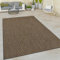 Paco Home Outdoor Teppich Wetterfest Wohnzimmer Balkon Teppich Flachgewebe Boho Muster Modernes Einfarbiges Design Braun Anthrazit, Grösse:60x100 cm