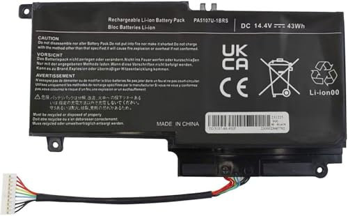 FESTAS PA5107U-1BRS Batterie Compatible avec Toshiba Satellite L50 L50-A L55 L55T P50 P50-B P55T-A P55T-A5116 S55-A5295 S55T-A5202 S55T-A537 Series Ordinateur PC Portable
