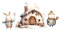 GRAZDesign Wandtattoo Weihnachten Weihnachtsmotiv Wandaufkleber Kinderzimmer & Wohnzimmer, Wanddeko als Aufkleber - 112x57cm
