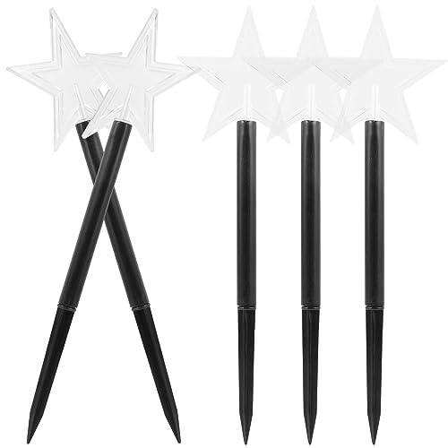 PRETYZOOM 5 Stücke Weihnachten Baum Outdoor Lichter Dekorative Rasen Licht Zubehör Für Garten Dekorative Solar Lampe Dekore
