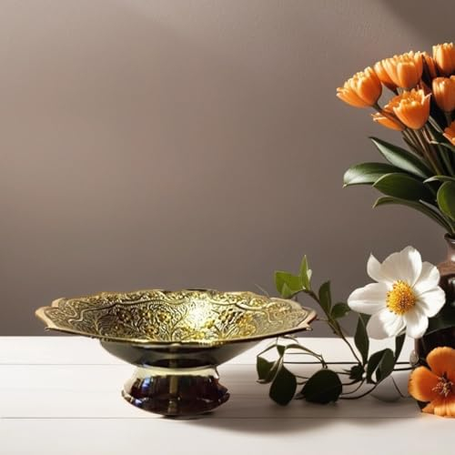 Marrakesch Orient & Mediterran Interior Orientalische Indische Ramadan Messingschale Rayhan