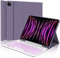 WINCHKING Tastiera per iPad Pro 12.9, Custodia con Tastiera per iPad 12,9, Cover QWERTY Bluetooth Magnetica Retroilluminata Keyboard per ipad pro 12.9 pollici 6/5/4/3 Generazione, Viola Lavanda