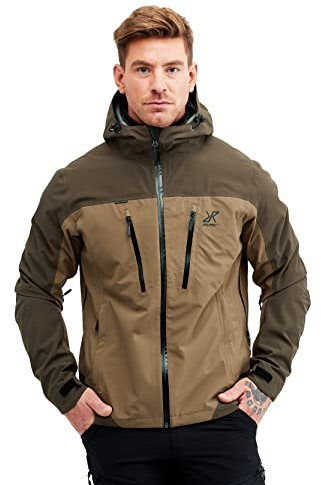 RevolutionRace Silence Proshell 3L Jacket, Herrenjacke, belüftete und wasserdichte Jacke für Wanderungen und andere Outdoor-Aktivitäten, Cub 3.0, XXL