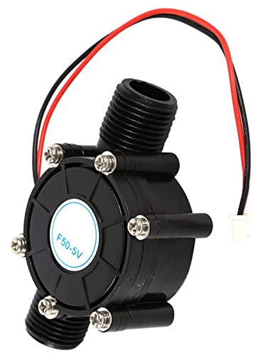 Generador de turbina de agua, generador de agua de alta potencia de 10 W, herramienta de carga de generador de agua hidroeléctrica micro hidroeléctrica eléctrica (5V)