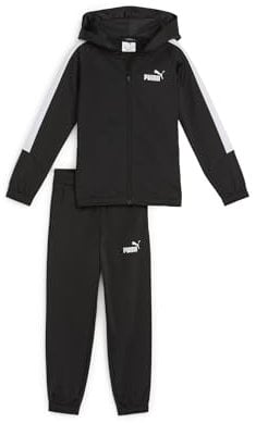 PUMA Boys No.1 Logo Poly Ps Knitted Suits, PUMA Black, 116 EU
