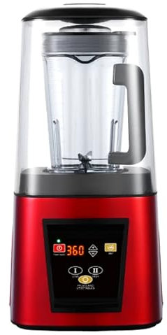 Licuadora Exprimidora, Licuadora comercial profesional A7700 con carcasa protectora silenciosa, potencia industrial de 1800 W y calidad profesional Licuadora y exprimidor
