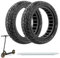OUXI 8,5 Zoll E-Scooter Off-Road Reifen für Xiaomi Pro 2/M365 / M365 Pro/1S /3/3 Lite/Essential und alle 8,5 Zoll Scooter Reifen,Rutschfest,Pannensicher,Solide 8,5 Zoll vorne/hinten(Schwarz 2 Stück)