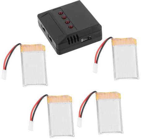 TOYANDONA 12 Pièces 800Mah Lipo Batterie Batteries X5C Chargeur 37V Lipo Batterie X5C Lipo Batterie
