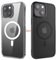 ANEWSIR Cover Magnetica Per iPhone 15 2 Pezzi (Trasparente + Opaca Nero), Compatibile con Magsafe, Protezione Antiurto, Custodia per iPhone 15 6.1 pollici.