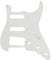 For Fender 8 Screws Stratocaster Start HSS Style Guitar Pickguard Parts (1 Ply White)