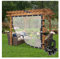 Kit de rideaux imperméables transparents pour pergola, porche, tonnelle, taille personnalisable, 6 x 1,8 m