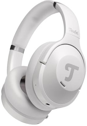 Teufel REAL Blue NC 3 - Kabellose Bluetooth-Kopfhörer Over-Ear mit Active Noise Cancelling und Langer Akkuflaufzeit (bis zu 59 Stunden mit ANC), Sprachsteuerung, Transparenzmodus (Pearl White)