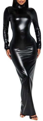 Robe Sexy Femme Chic Robes Libertine Mini Jupe Moulante Très Soirée Courte Pute Rouge Érotique Et Elegant Noire Soiree Cuir Tenue De Club Libertin Simili Micro Crayon Rose Verte Ecoliere