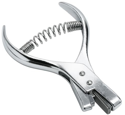 Lochzange für Prüfplaketten, U-Kerbzange 2mm Muster Notcher, Prüfplaketten, Scharfe Lochzange für Stoff und Papier, Kerbschneidezange zum Nähen, Edelstahl für Heimwerker, Designer und Schneider