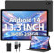 PIXGOOD 2025 2K Tableta 11 Pulgadas con Android 15, 36GB+256GB, INCELL 2000 * 1200, Octa Core, 13MP+8MP, WidevineL1/9000mAh/5G WiFi/BT5.0/OTG/GPS, Tablet con Teclado (Negro)