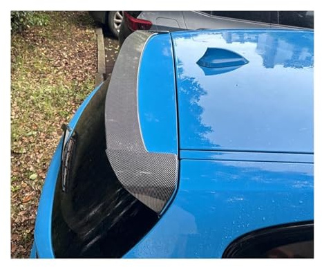POLOFZFGKZ Für B&MW 1er Schrägheck E81 E87 120i 118i 116i 2004-2011 Mit Festem Windspoiler Heckspoiler Modifizierte Karosserie-Kits Auto Heckspoiler(Carbon Printing)
