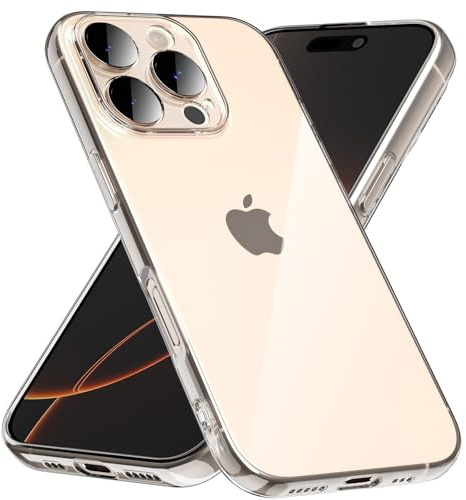 caslord Ultra Thin Transparent Case for iPhone 16 Pro Max | Anti-Yellow | TPU | Shock Resistant | Scratch Resistant