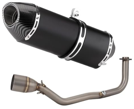 Silencieux Pot d'échappement Moto Pour XMAX 125 Pour XMAX125 2021-2024 Silencieux De Raccordement Pour Collecteur D'échappement Moto(Style 3)