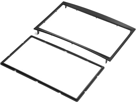 Kit de Montaje de Tablero con moldura de CD de 2 DIN, Adaptador de Marco de Placa de Panel de Fascia de Radio estéreo Compatible con Peugeot 307 (2001-2008)