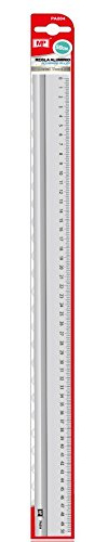 MP PA004 – Lineal aus Aluminium, 50 cm
