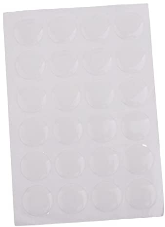 Perfeclan 1 Blatt Epoxy Sticker Aufkleber Epoxidaufkleber Flaschenkappen Epoxidharz Durchsichtig, Runde, 1 Zoll