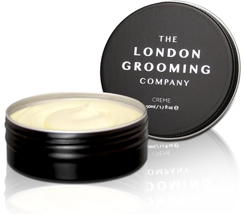 The London Grooming Company Hair Creme For Men | Medium All-Day Hold | Natural Finish | Easy to Wash Out | 50ml (1.7 Fl Oz)