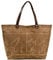 WUDON Reisetasche aus gewachstem Segeltuch – extra große Tragetasche für Damen, khaki, X-Large