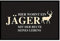 4youDesign Fußmatte mit lustigem Spruch - 'Hier wohnt EIN Jäger.. 40x60cm - Dekorative Türmatte für Naturfreunde und Jäger - rutschfeste Matte für den Eingangsbereich