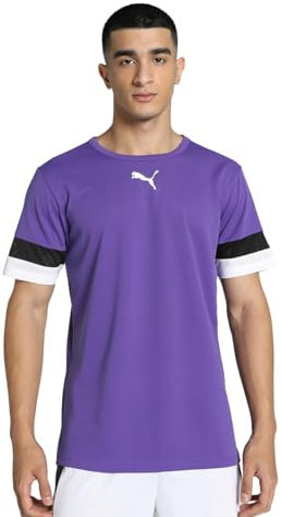 PUMA Fußball teamRISE Trikot Herren lila schwarz weiß Gr M