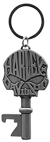 HARLEY-DAVIDSON Motorrad-Schlüsselanhänger Flaschenöffner-Schlüsselanhänger Willie G Skull Biker Fan Anhänger Geschenk