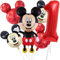 XXL-Ballon-Set * Mickey Mouse * als Deko für Kindergeburtstag und Mottoparty | mit Zahlen von 1 bis 19 | Micky Maus Geburtstag Party Kinder Ballondeko Partydeko, Edition: 1. Geburtstag