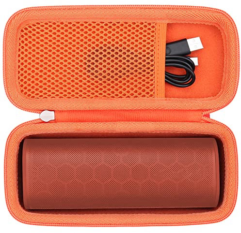 Khanka Hard Case Compatible with Sonos Roam 2 / Sonos Roam/Sonos Roam SL Portable Waterproof Bluetooth Speaker,Orange,Case Only