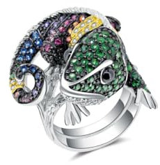 Seinerzeit FLORA & FAUNA Theo Chamäleon Ring