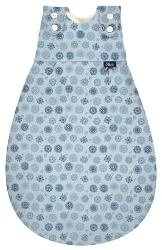 Alvi Baby Mäxchen Außensack Bauwolle Gewebt Ganzjahresscchlafsack Schlafsack Babyschlafsack Flachgewebe Henna 62_68